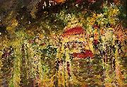 Konstantin Alexeievich Korovin A Boulevard in Paris oil painting artist